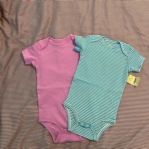 Primary • set of 2 gender neutral onesies
